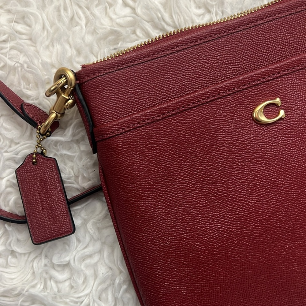 Coach Red Kitt Crossbody Bag small - Picture 11 of 13